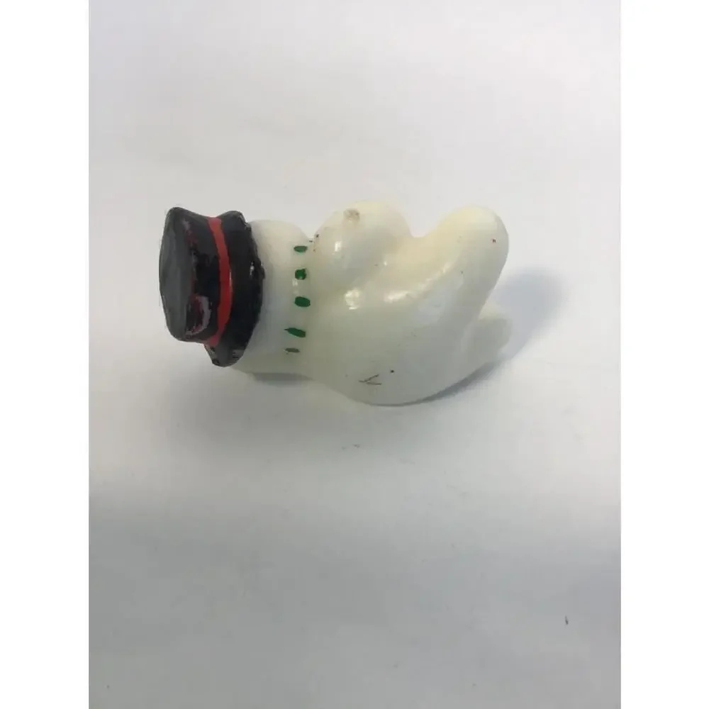 Vintage Snowman Candles set of 3